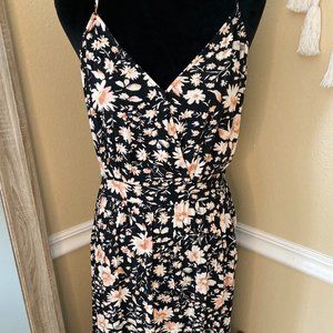 NWT American Eagle Floral Crossed Back Maxi